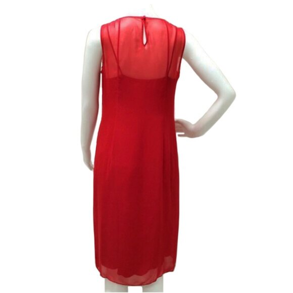 Akris Punto Red Shift Dress - Picture 10 of 10